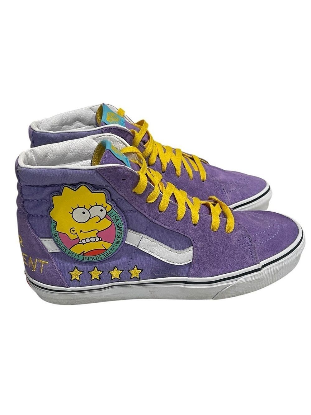 Vans X The Simpsons Lisa For President SK8-Hi
Sneakers SZ 9 Men SZ 10.5 Women